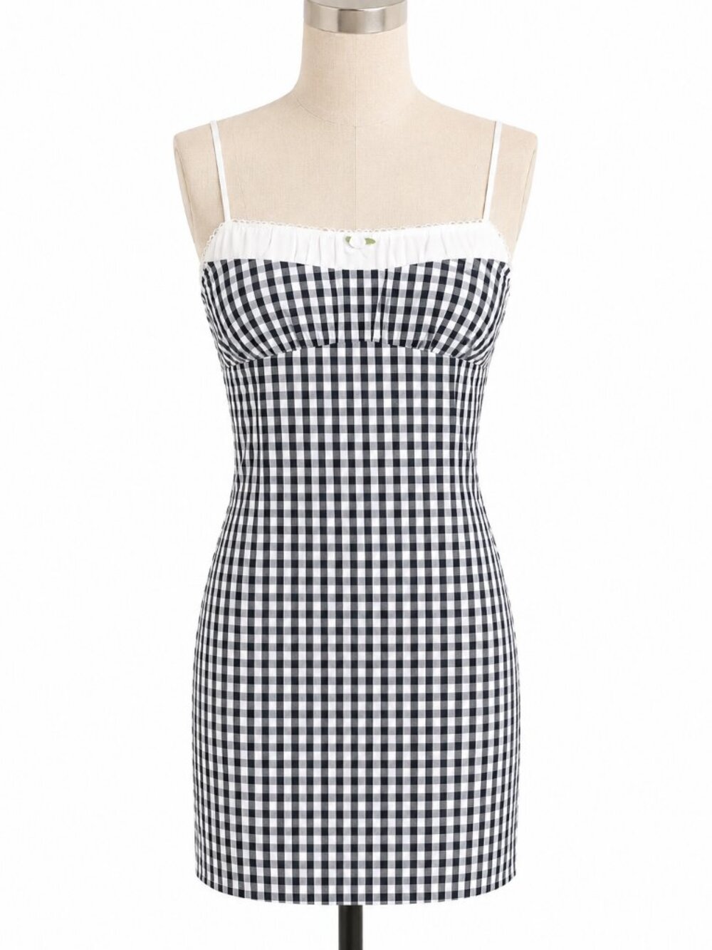 NIA Serrano Check Mini Dress M NWT